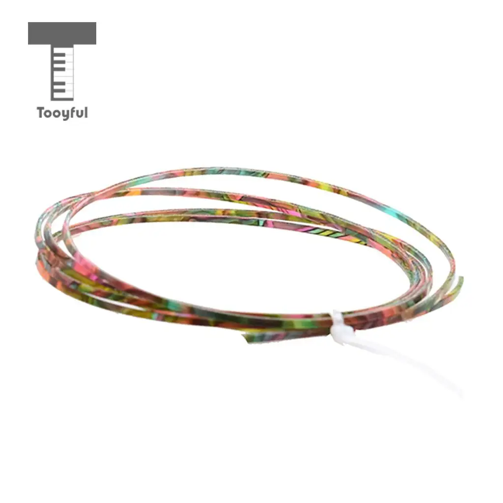 Tooyful Celluloid Guitar Binding Purfling Strip for Guitar Body Project Supplies