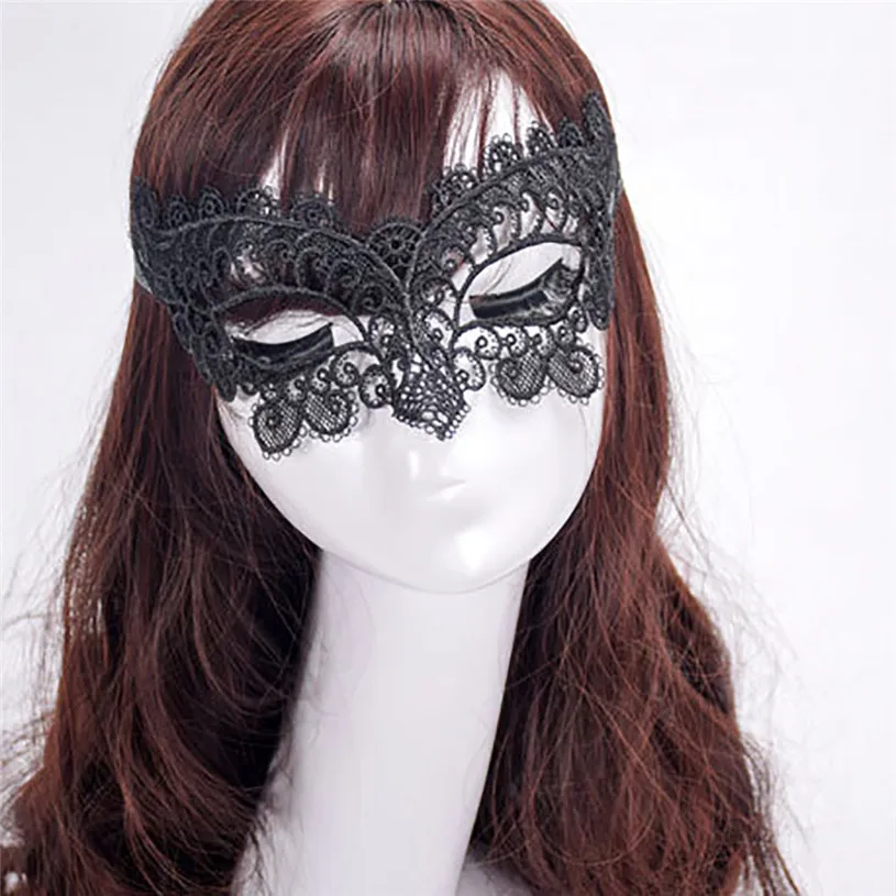 1 шт. маскарадный кружевной маска женщина-кошка на Хэллоуин, черные вечерние маски с вырезами, аксессуары, бренд и высокое качество# YU5670