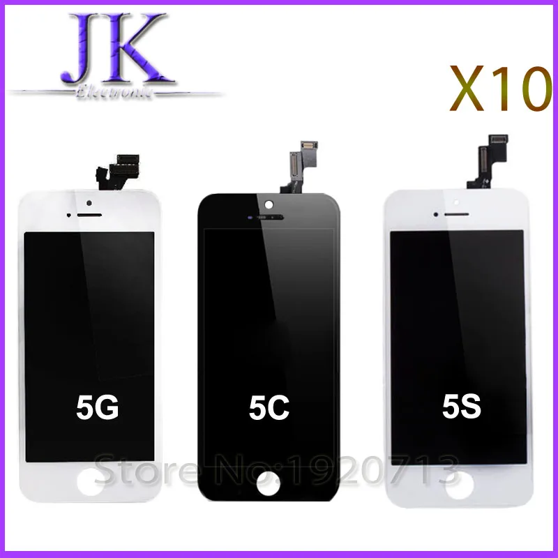 

10pcs LCD Display Screen Touch Digitizer Assembly For iPhone 5 5C 5S 6g 6 plus i6 i5 Replacement Outer Touch Panel Screen Case
