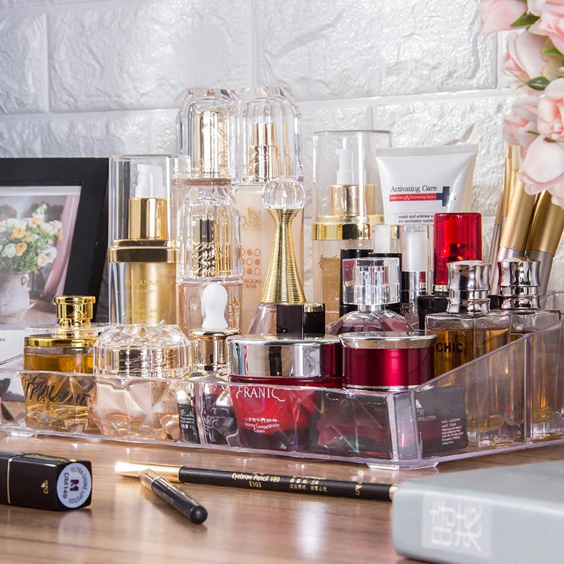 QQJJ Acrylic Portable Transparent Makeup Storage Box Lipstick Holder Organizer Nail Polish Display Stand Storage Organizer type QQJJ Acrylic Portable Transparent Makeup Storage Box Lipstick Holder Organizer Nail Polish Display Stand Storage Organizer type