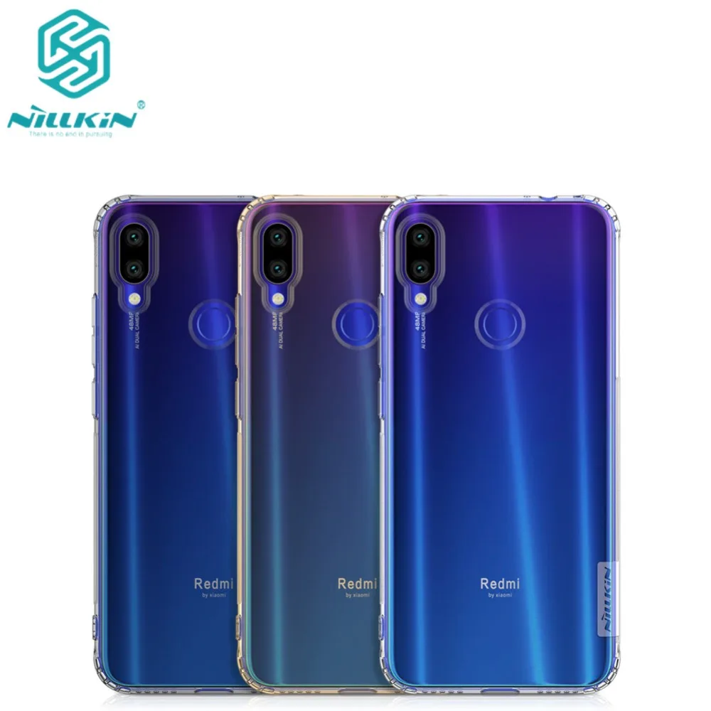 10 шт./лот NILLKIN Ультратонкий Прозрачный чехол из натурального ТПУ для Xiaomi Redmi Note 7