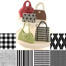 Набор из 6 различных текстурированных листов ткани текстуры мат Buttercream помадки формы для торта для кексов и пирожных инструменты для украшения