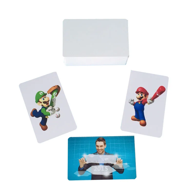

50 pcs Inkjet PVC card 86mm*54mm Plastic Id card for Epson Old T50 for Epson New R230 R300 for Canon Printer card tray