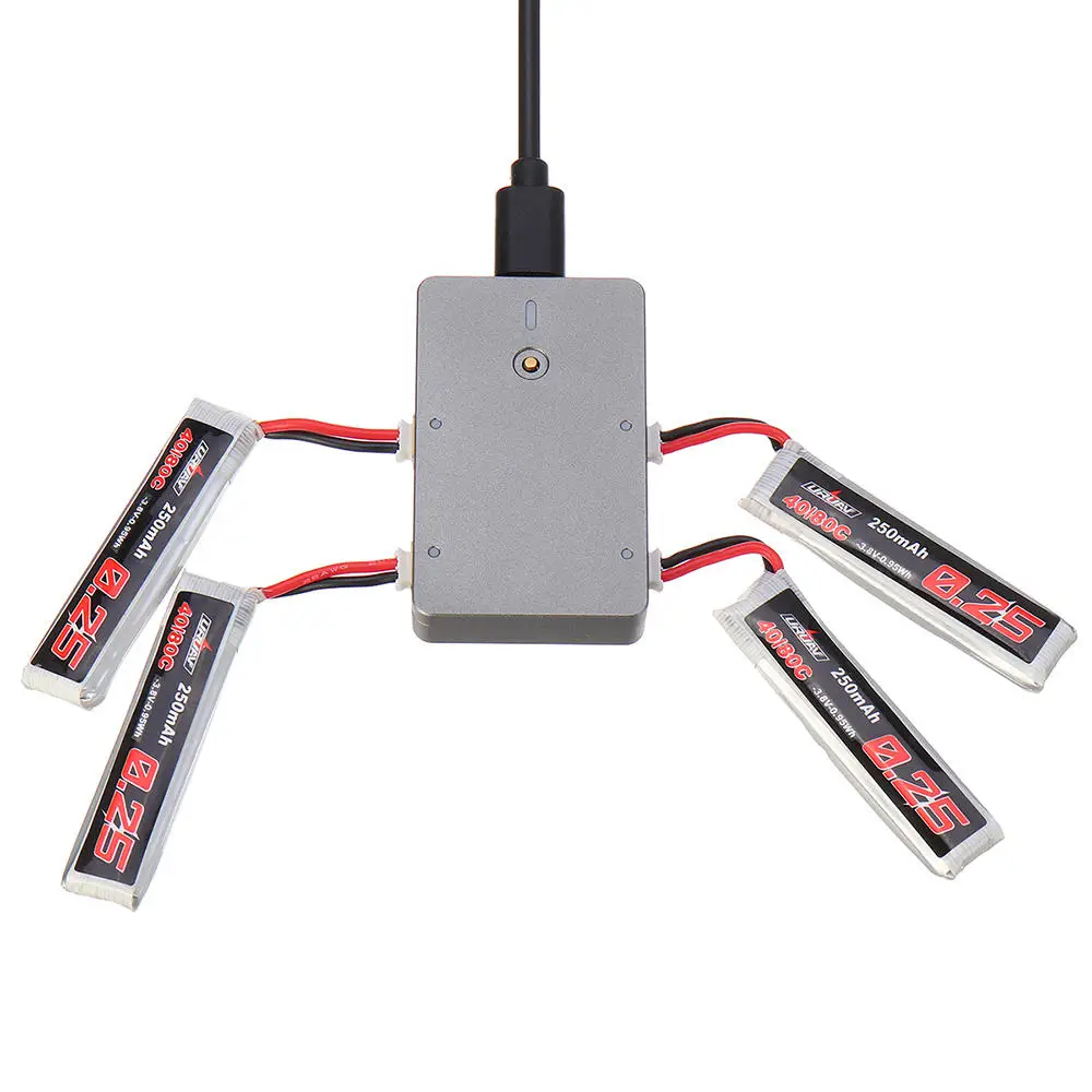 

ISDT UC4 18W 4X1.5A 1S MINI Smart Battery Charger With Type C Input PH2.0 Output
