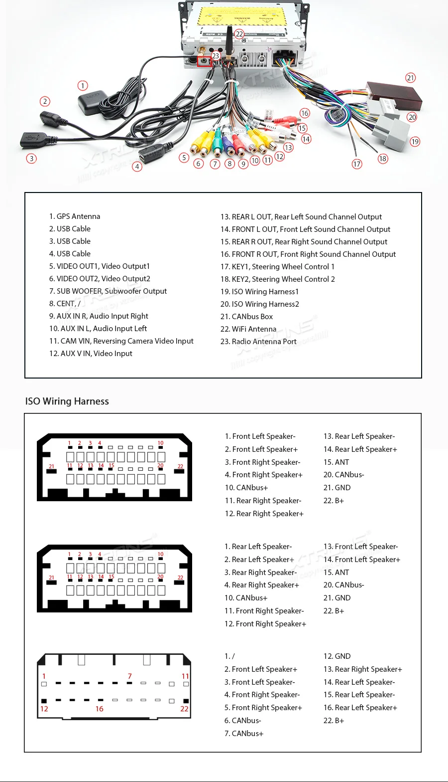 Sale XTRONS 6.2" Android 8.1 Car Radio DVD Player RCA GPS Navigation for JEEP Commander Grand Cherokee DODGE Caliber Chrysler 21