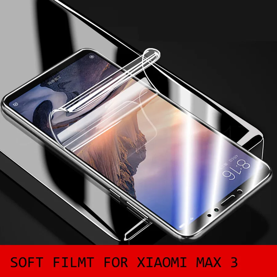 

Soft TPU Front Back Full Film For Xiaomi Mi Max 3 Silicone Premium Screen Protector Film For Xiaomi Max 3 Protective Glass