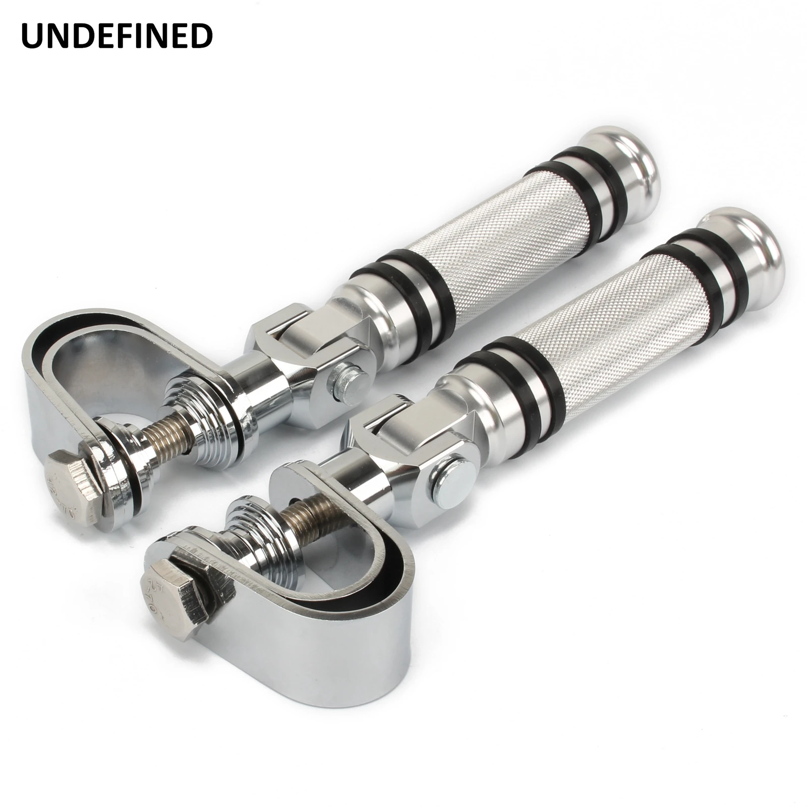 1-1 1/4" Chrome Motorcycle Highway Foot Pegs Clamp Engine Crash Bar Engine Guard Footrest Mount For Harley Chopper Bobber Custom motorcycle accessories,motorcycle footrests,motorcycle foot pedals