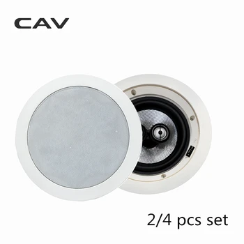 

CAV HT-62 Ceiling Speaker Home Theater 5.0 System Music Center Deep Bass Analog Transmission Speakers 2/4 pcs Sets