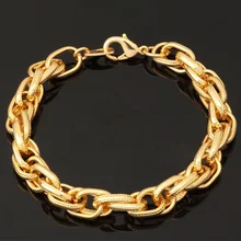 Collare, модный браслет, мужские ювелирные изделия,, золотой цвет, уникальный, 11 мм, толстая цепочка, браслет для мужчин H501