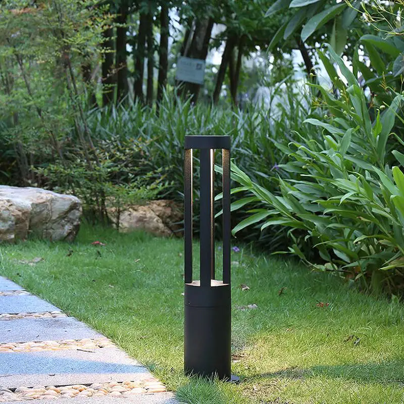 

Outdoor 15W LED Lawn Lamp Garden Strawhat LED Bulbs Road Courtyard Solar Light Black Gray Street Warm Lighting Lamp Corridor
