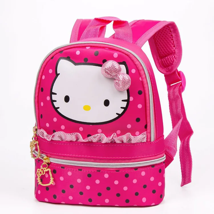 Милый Hello kitty девушка рюкзак сумка кошелек KW-1074