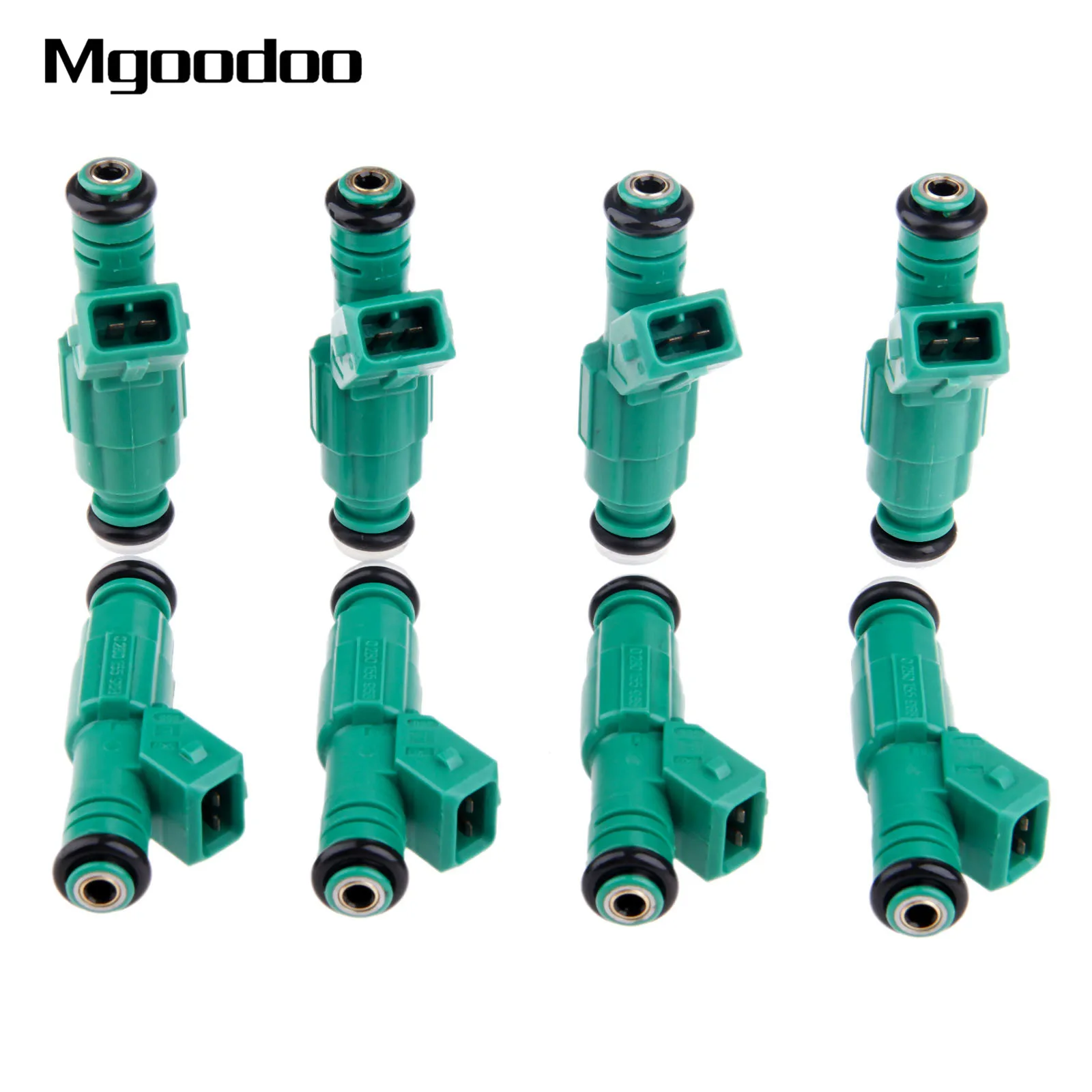 

8Pc/set 0280155968 Fuel Injectors Kit 42lb EV1 For BMW Bosch Chevrolet Ford 440cc Car High Performance Fuel Injector Green Giant