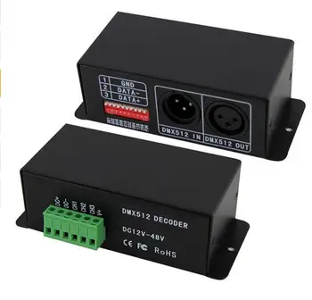 

BC-809 3 Channels constant current PWM DMX512 Decoder DC12v-48v dmx controller