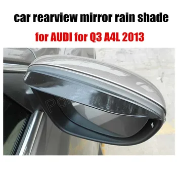 

hot sale 2 pieces car Rearview mirror special Rain eyebrow back mirror car rain shade blades for AUDI for Q3 A4L 2013