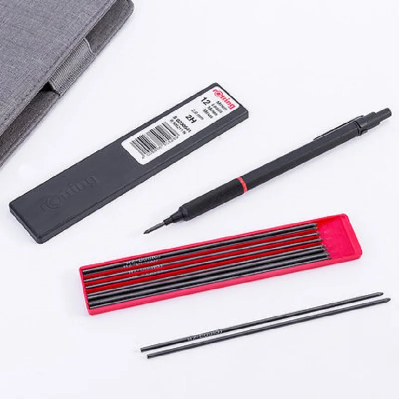 Германия свинец rotring 2,0 мм деятельности свинец механический карандаш 2H& HB& 2B 1 трубы/лот