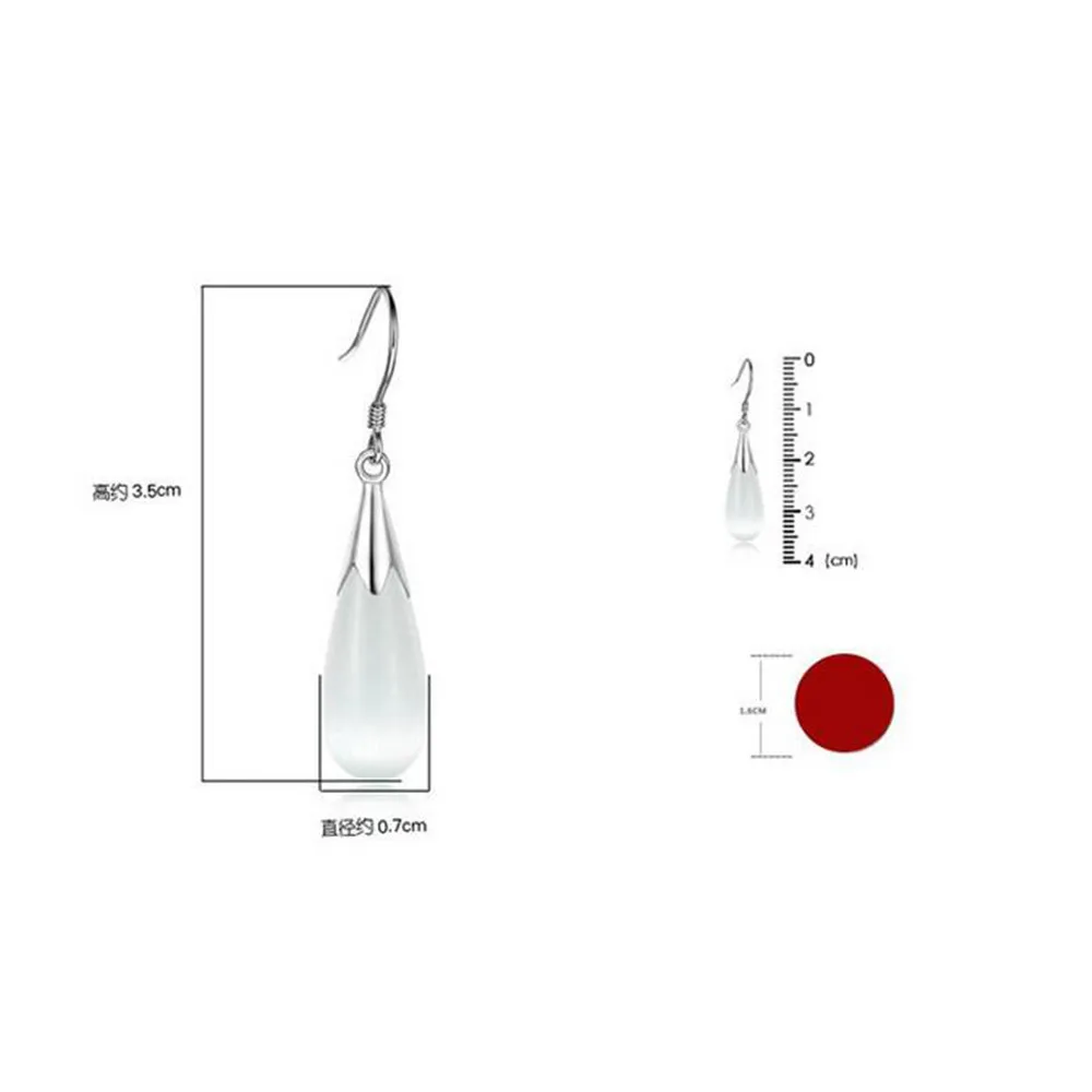 Woman-s-Jewelry-925-Plated-Solid-Silver-Opal-Cat-Eye-Stone-Dangle-Earrings (2)