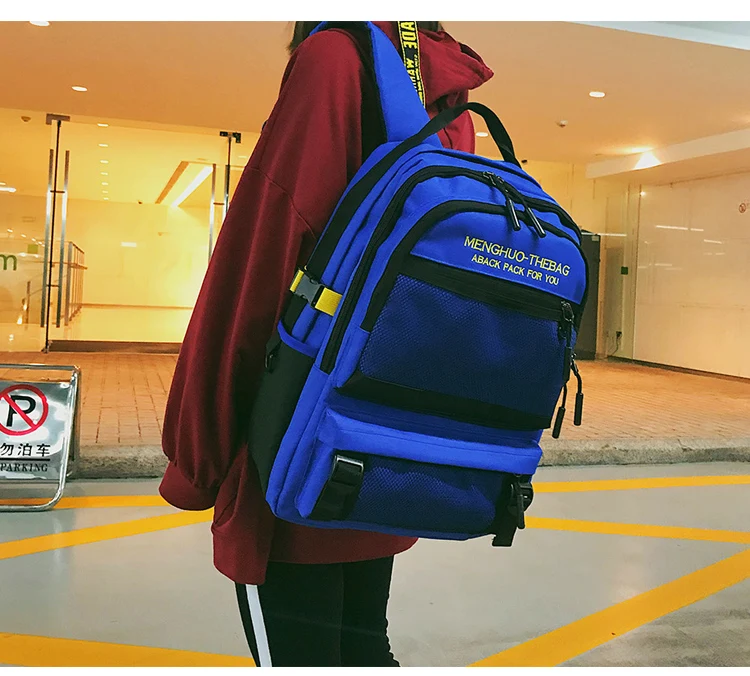2018 New Menghuo Quality Waterproof Nylon Backpack Female Unisex Men's Backpacks for Laptop Women Notebook Bag Backpack Mochilas (30)