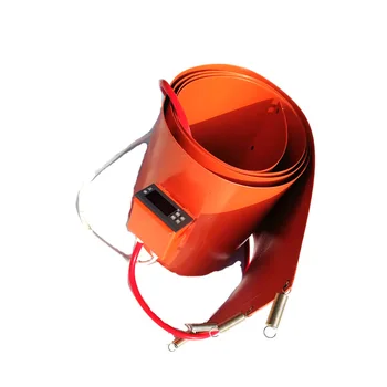 

250*3070*1.5mm 230V 1400W silicone drum heater for 55 Gallon Drum digital thermostat on pad 1500mm lead wire