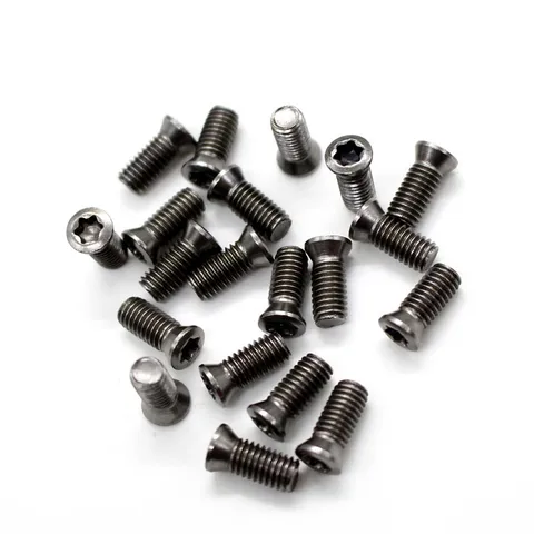 Screw para Substitui Insert Torx Carbide Insere Torno Cnc Ferramenta 100 Pcs M2.5 x 6mm