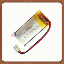 XHR-2P 2,54 900 mAh 902042 3,7 V литий-полимерная батарея 902040 gps сканер кода инструмент динамик вождения аппарат