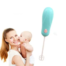 2 piezas Mini portátil Licuadora eléctrica mezclador de fórmula infantil mano batidora la Licuadora de mano mezclador agitador Licuadora herramientas de cocina