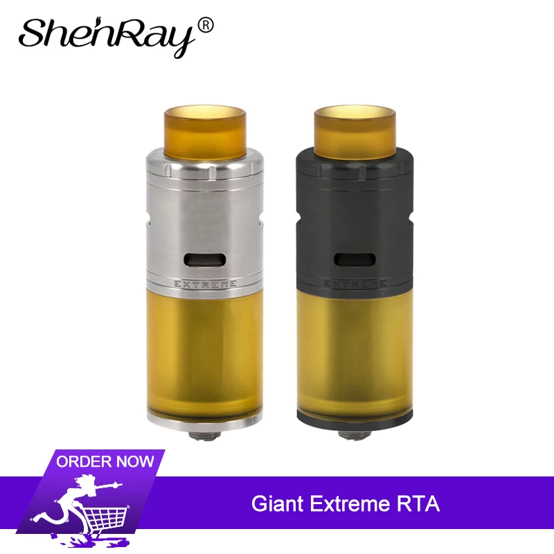 

shenray Giant Extreme RTA Tank 510/810 Atomizer 5ml capacity tank Top filling Rebuildable Tank VS Vapor Giant Extreme tank