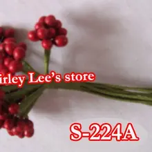 Сделать индивидуальные элементы! 60bunches = 600 стеблей x бордовый PIP БЕРРИ кластера, Bomboniere украшения S-224A( экспресс