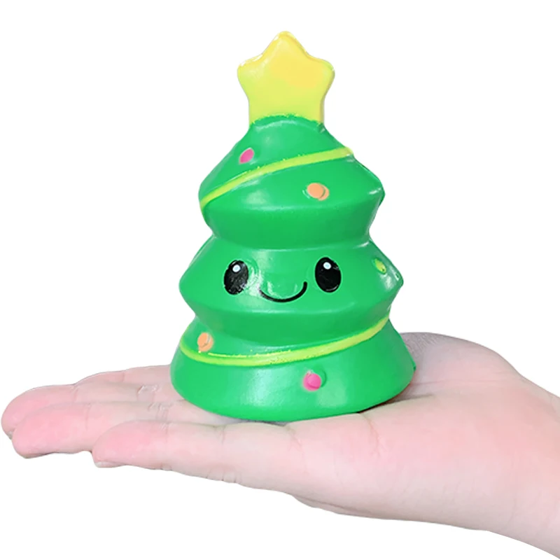 

Jumbo Christmas Tree Squishy Slow Rising Simulation Bread Sweet Scented Anti Stress Soft Squeeze Toy for Kid Fun Xmas Gift Toy