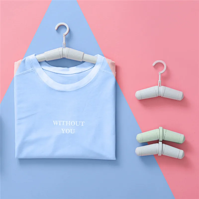 Retractable Portable Travel Hanger Clothes Drying Racks Non slip Coat