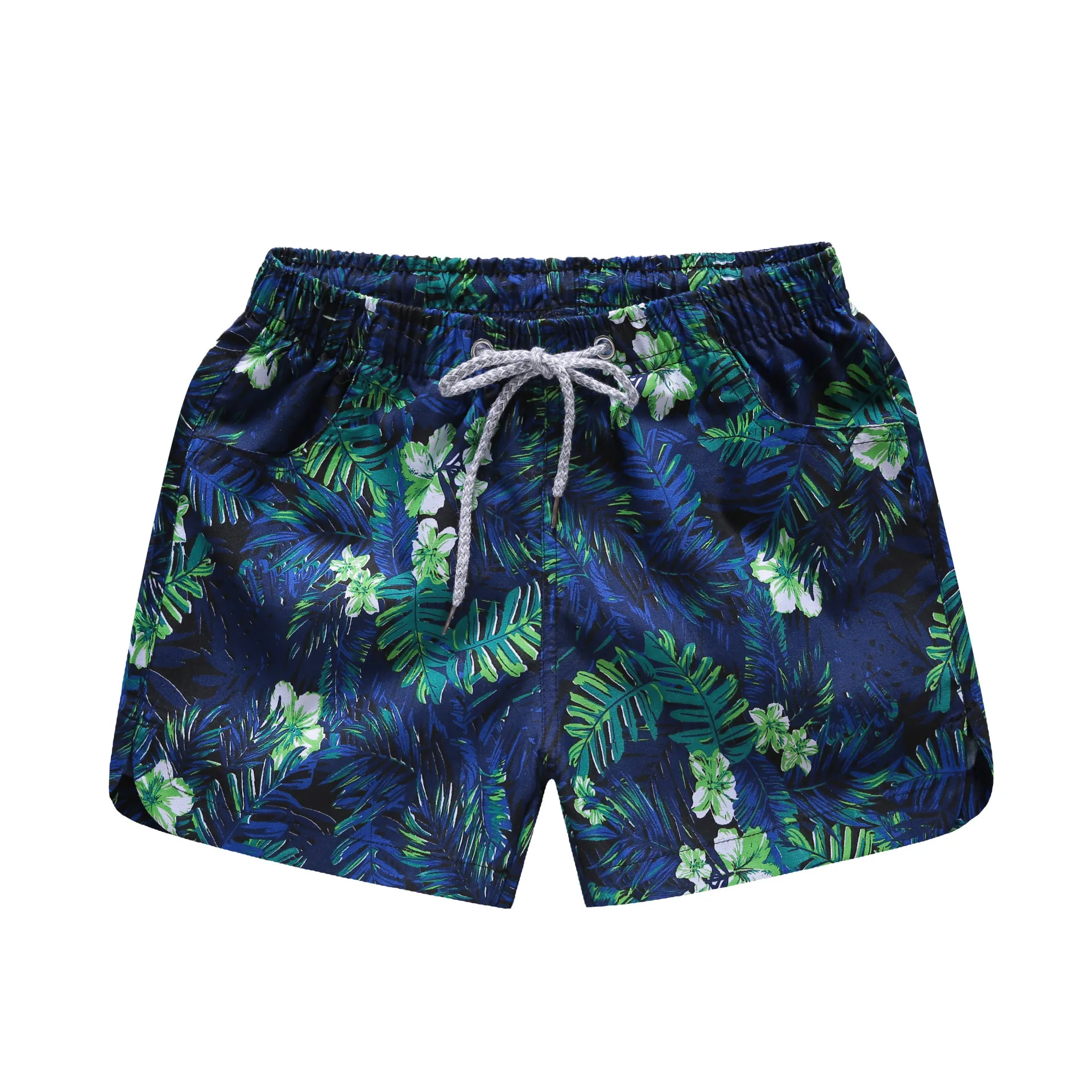 Летние спортивные шорты водопоглощающие быстросохнущие удобные тканевые пять брюк пляжные брюки мужские и женские пляжные шорты - Цвет: H018