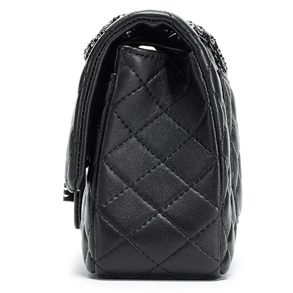 Женская сумка мессенджер HMILY из натуральной кожи с цепочкой|chain crossbody bag|ladies shoulder