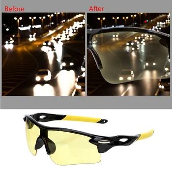 

Anti Glare Motocross Sunglasses Car Night-Vision Glasses Explosion-proof UV Protection Night Vision Drivers Goggles