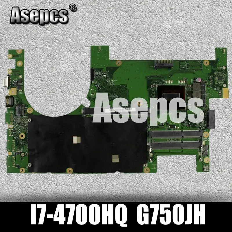 Asepcs G750JH материнская плата для ноутбука ASUS G750JH G750JW G750JX G750J G750 Тесты оригинальная материнская плата 2D I7-4700HQ GTX780M