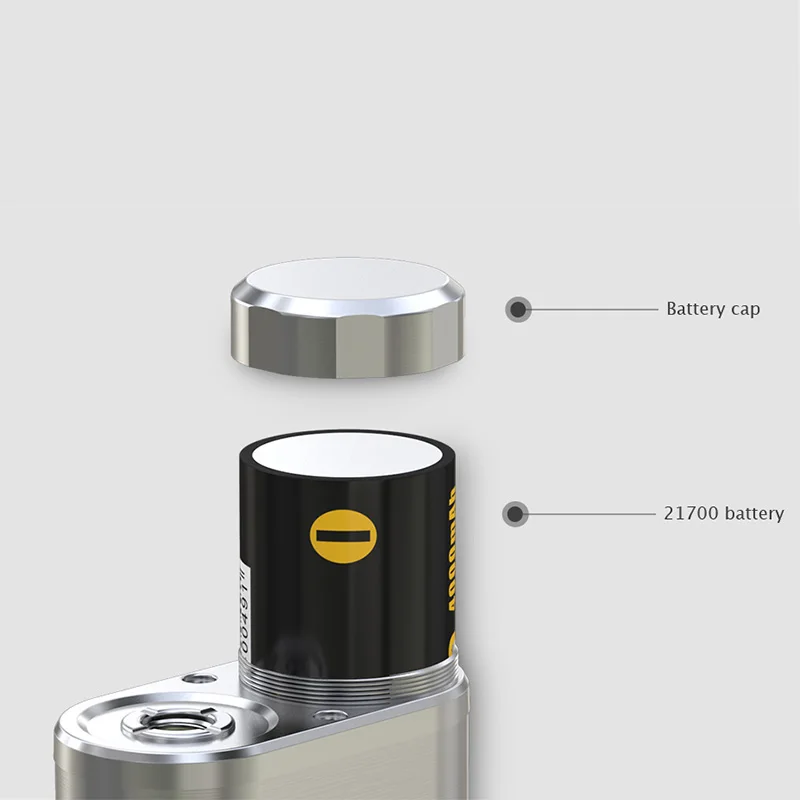 Eleaf iStick Pico 21700 Kit 100W E Cigarette Box Mod Vape Includes 21700 Battery Fits ELLO Atomizer 18650 vs iSitck Pico 03