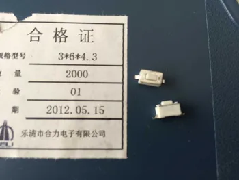 

Jog/Reset Switch Button Tact Switch 3*6*4.3mm Patch 2 Foot Jog Mini Button