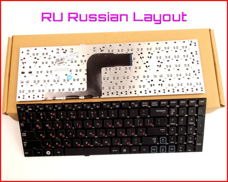New Keyboard RU Russian Versionfor Samsung RV515 RV515L NP