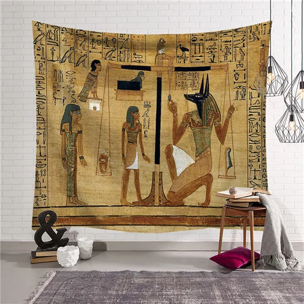 Египет Стиль дома декоративные настенные гобелен, ковер удобный диван коврик для пикника египетского фараона гобелен w3-dz-27-6 - Цвет: 394