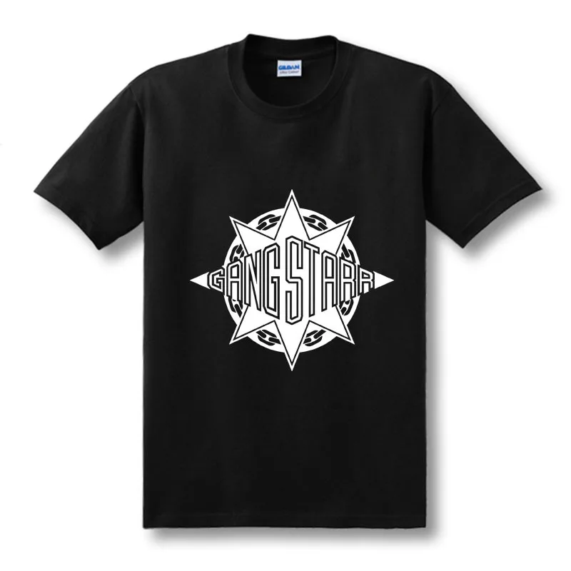 

2019 New Gang Starr Logo T shirt Men Personalized Printed Cotton O Neck Short Sleeve Top Tees For Male Size XS-XXL