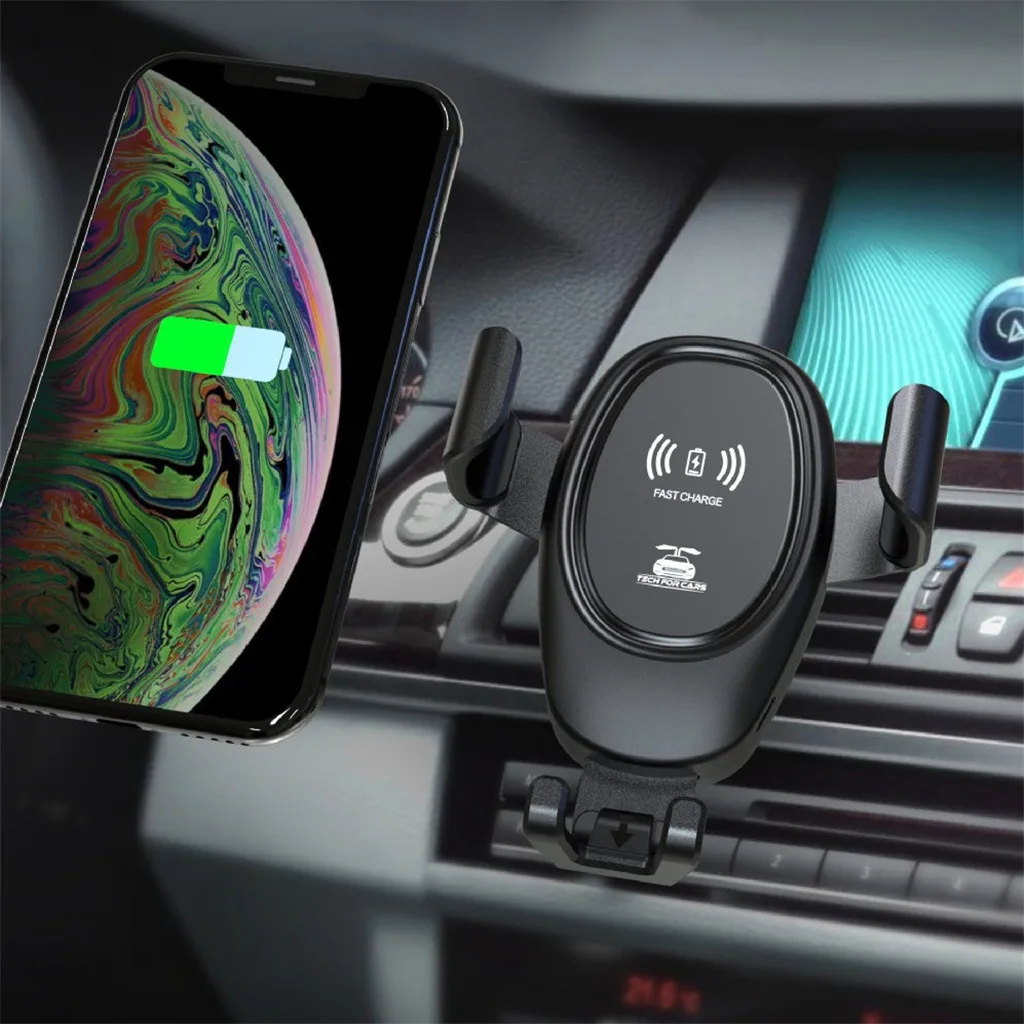 

Wireless Gravity Automatic Clamping Car Charger Air Vent Mount Holder For iPhone Car Charger Phone Charge Quick Charge Charging