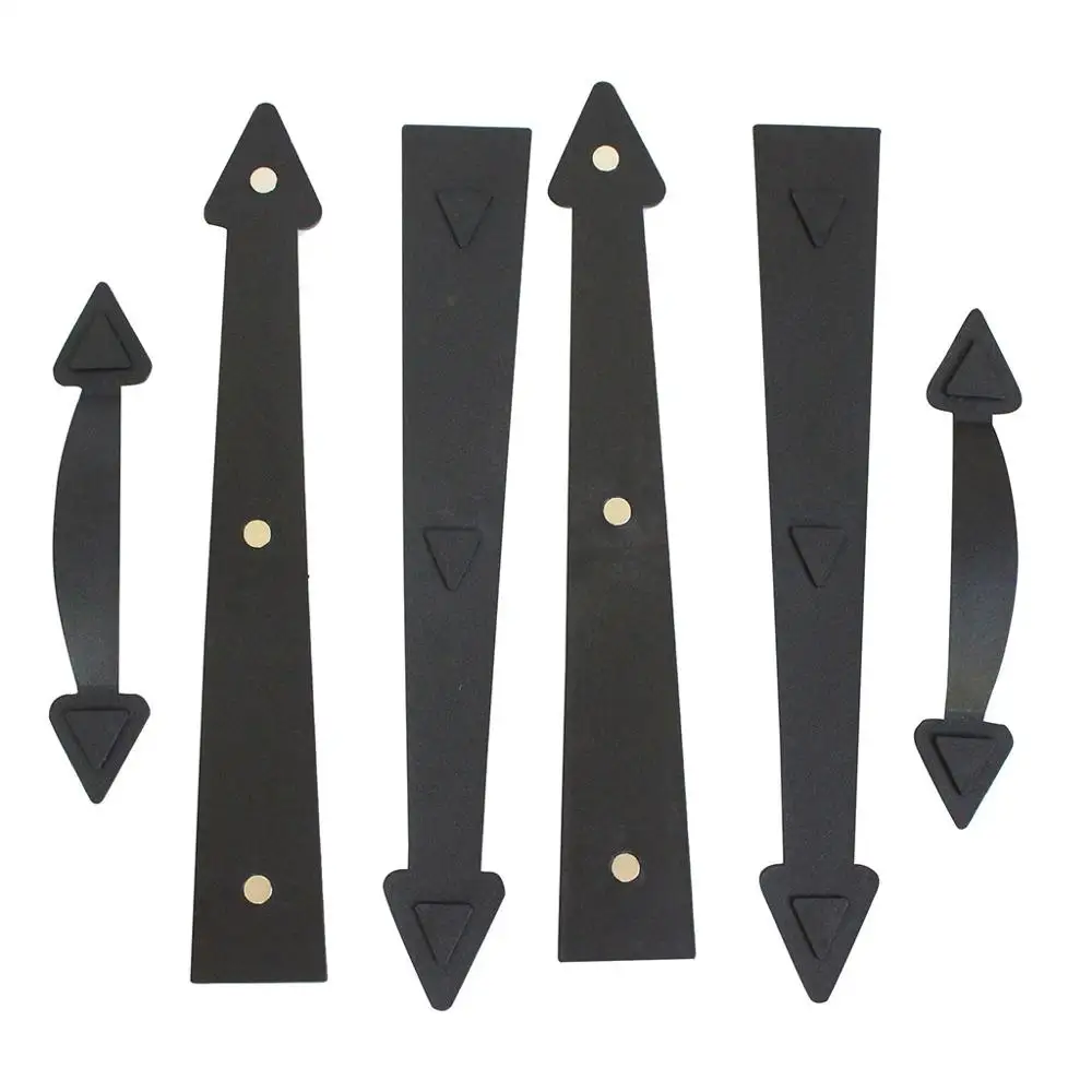 

Magnetic Decorative Garage door handle Curb Appeal Faux Hinges Handles Hardware Kit door handles for interior doors