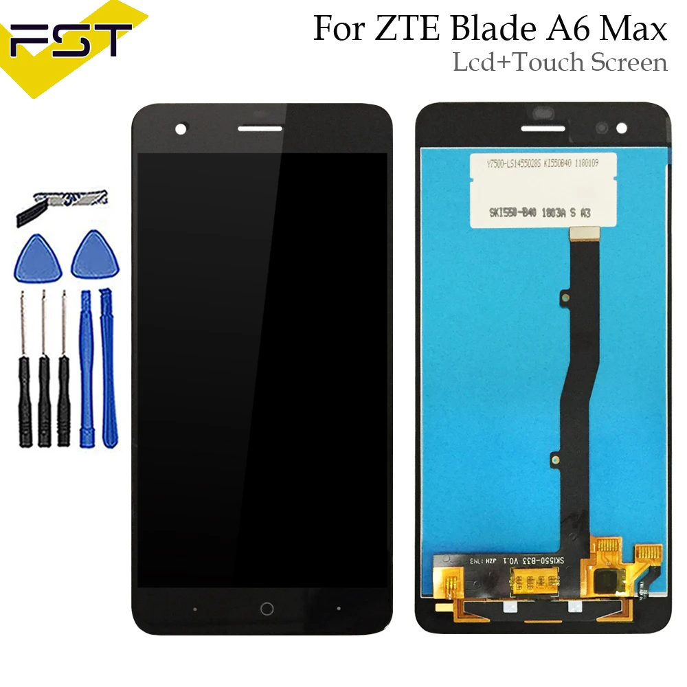 For ZTE A6 Max LCD Touch Screen Panel Glass Display