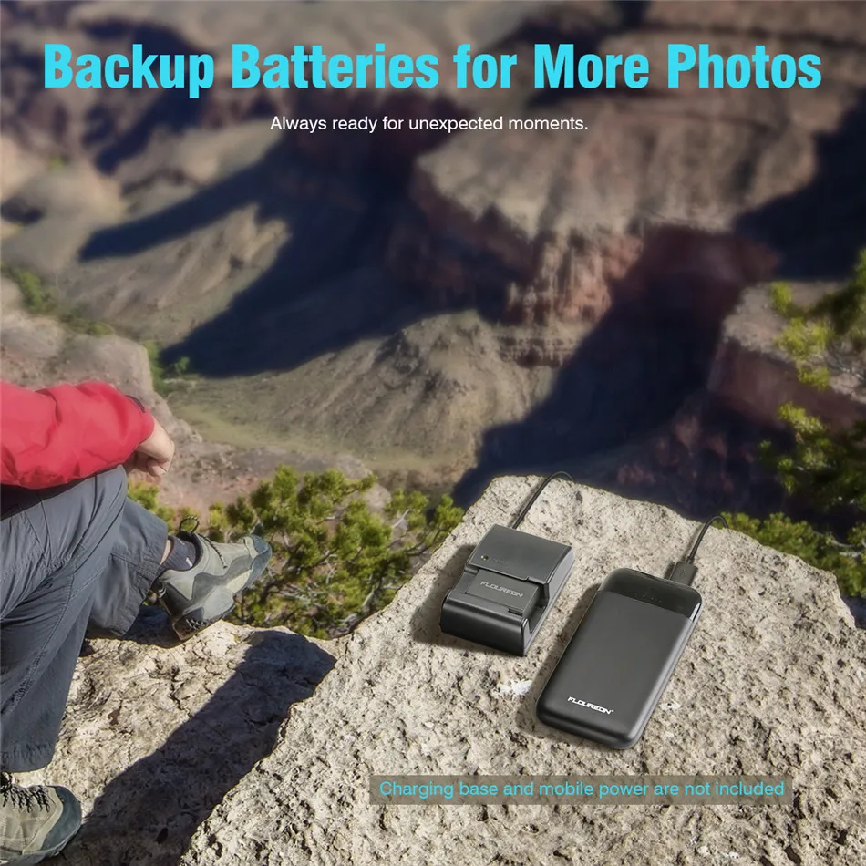 Floureon 1100 mAh NP-FW50 Замена Камера Батарея для sony A6000 A6500 A7 A7II A7R A7RII A7SII A7S A55 A5100 RX10 IV 2 предмета