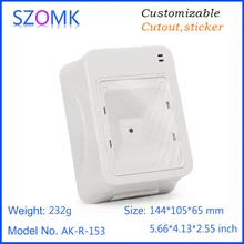 4 шт. 144*105*65 мм настенный сканер для обнаружения лица пластиковый корпус корпуса электроники qr-код сканер Пластиковая распределительная коробка