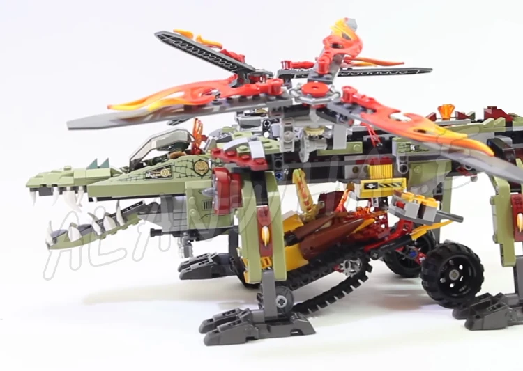863 шт. K Crominus Rescue Golden Lion 10358 Набор фигурок для сборки блоков наборы Amaz Movie Toys
