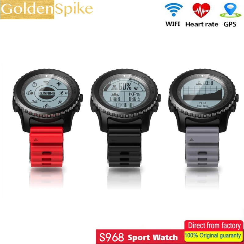 

Summer Swimming S968 sports watch IP68 Waterproof Heart Rate Monitor ECG 3D Accelerometer Bluetooth upgrade S958 S908 Smartwatch