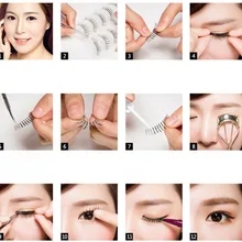 Мягкие 10 пар Длинные макияж крест толстые накладные ресницы Nautral личности накладные инструменты для ресниц модные натуральные