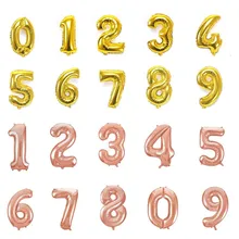 40 inches Rose Gold Digit Foil Balloons Number Air Balloon Event Party Supplies Inflatable Toys Wedding Birthday Decorations 40 inches Rose Gold Digit Foil Balloons Number Air Balloon Event Party Supplies Inflatable Toys Wedding Birthday Decorations