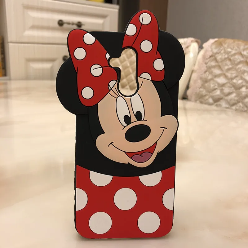 

For Huawei Mate 20 Lite Case Soft Silicone Cartoon Minnie Back Cover Cute Bag For Huawei Mate20 Lite