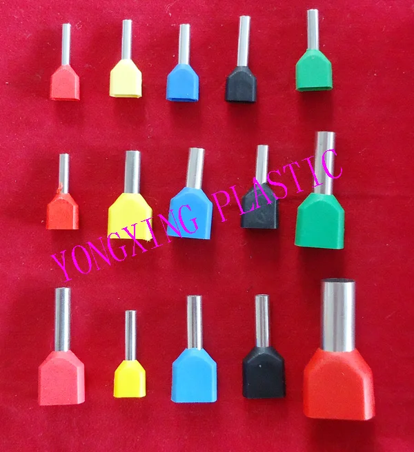 

50pcs/lot TE1510 Bootlace cooper Ferrules kit set Wire Copper Crimp Connector Insulated Cord Pin End Terminal