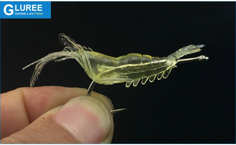 GLUREE-5PcsLot-5cm-Soft-Shrimp-Lure-Fishing-Lures-Simulation-Prawn-Artificial-Bait-Single-Hook-Soft-Lures-Yellow-Fishing-Tackle_06